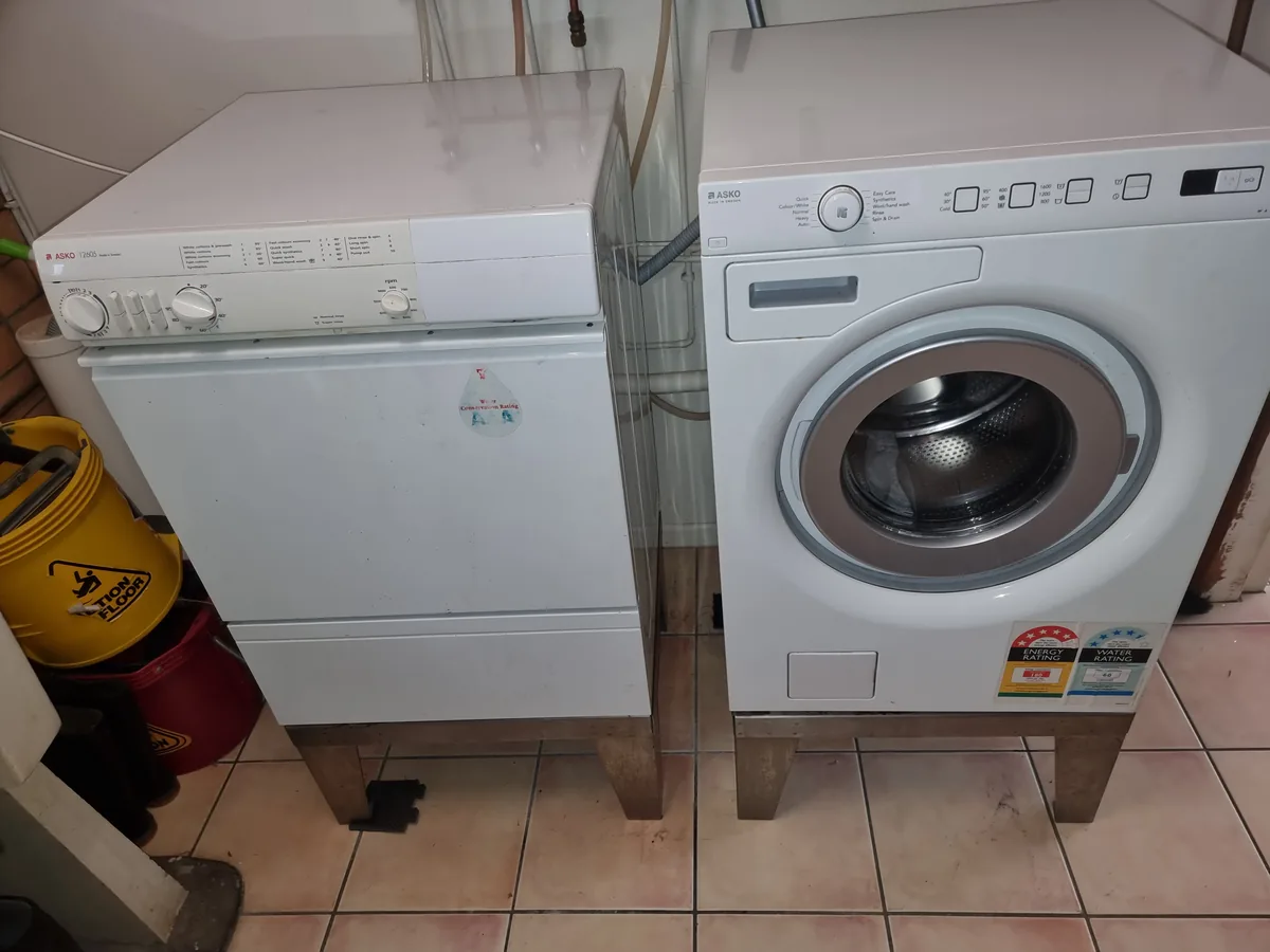 Nationwide Appliance Repairs servicing an Asko washing machine and dryer Nationwide Appliance Repairs servicing an Asko washing machine and dryer