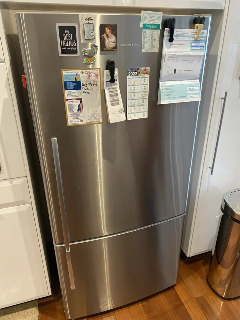 A Fisher & Paykel refrigerator in a client’s home.