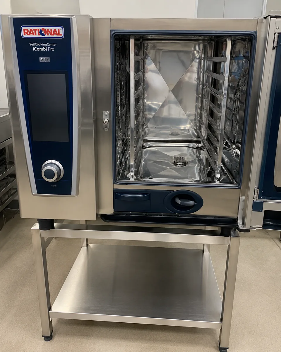 A Rational-branded combi oven.