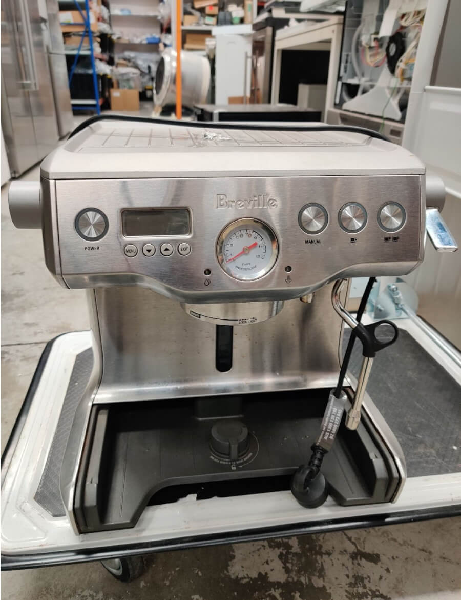 coffee machine on kitchen counter - coffee machine repairs balwyn