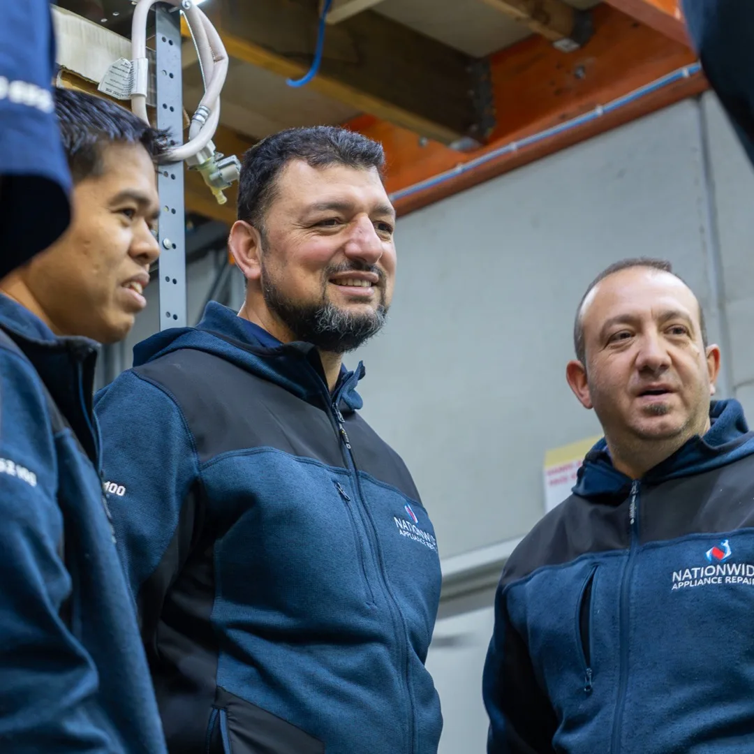 Nationwide Appliance Repairs technicians during a training session